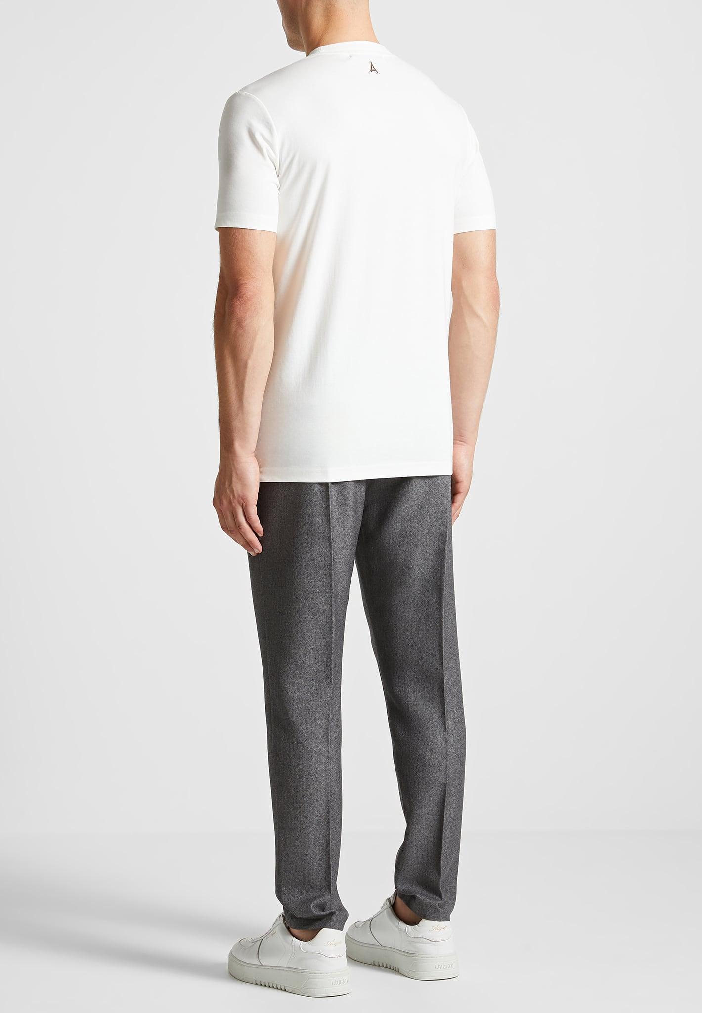 Armand - Fitted Luxe T-Shirt - White Male Product Image