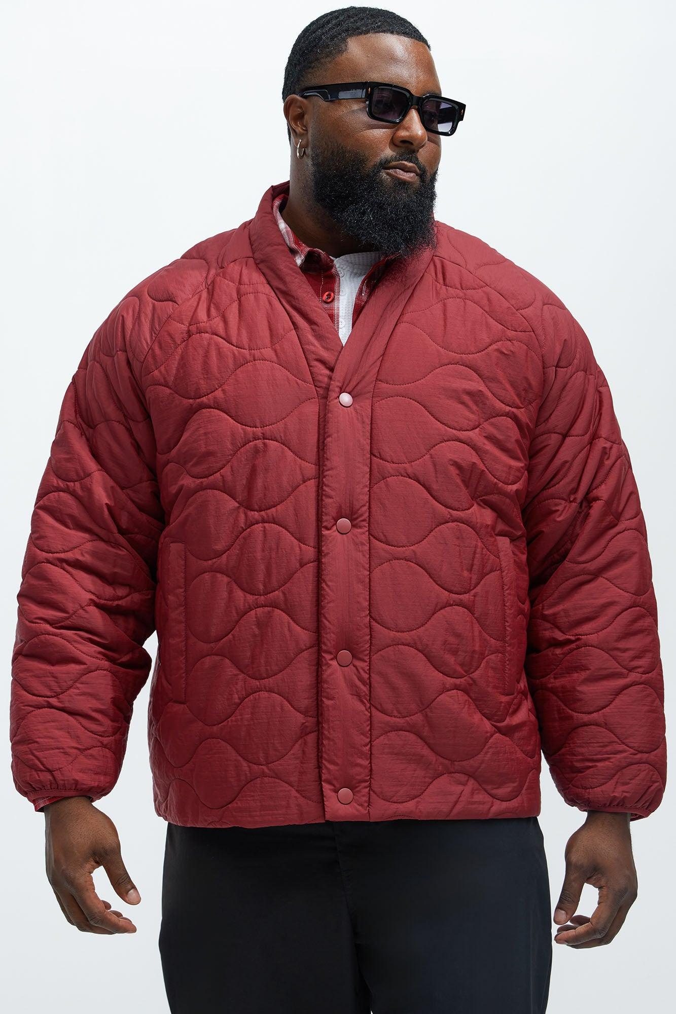 Good Luck Quilted Jacket - Red Product Image