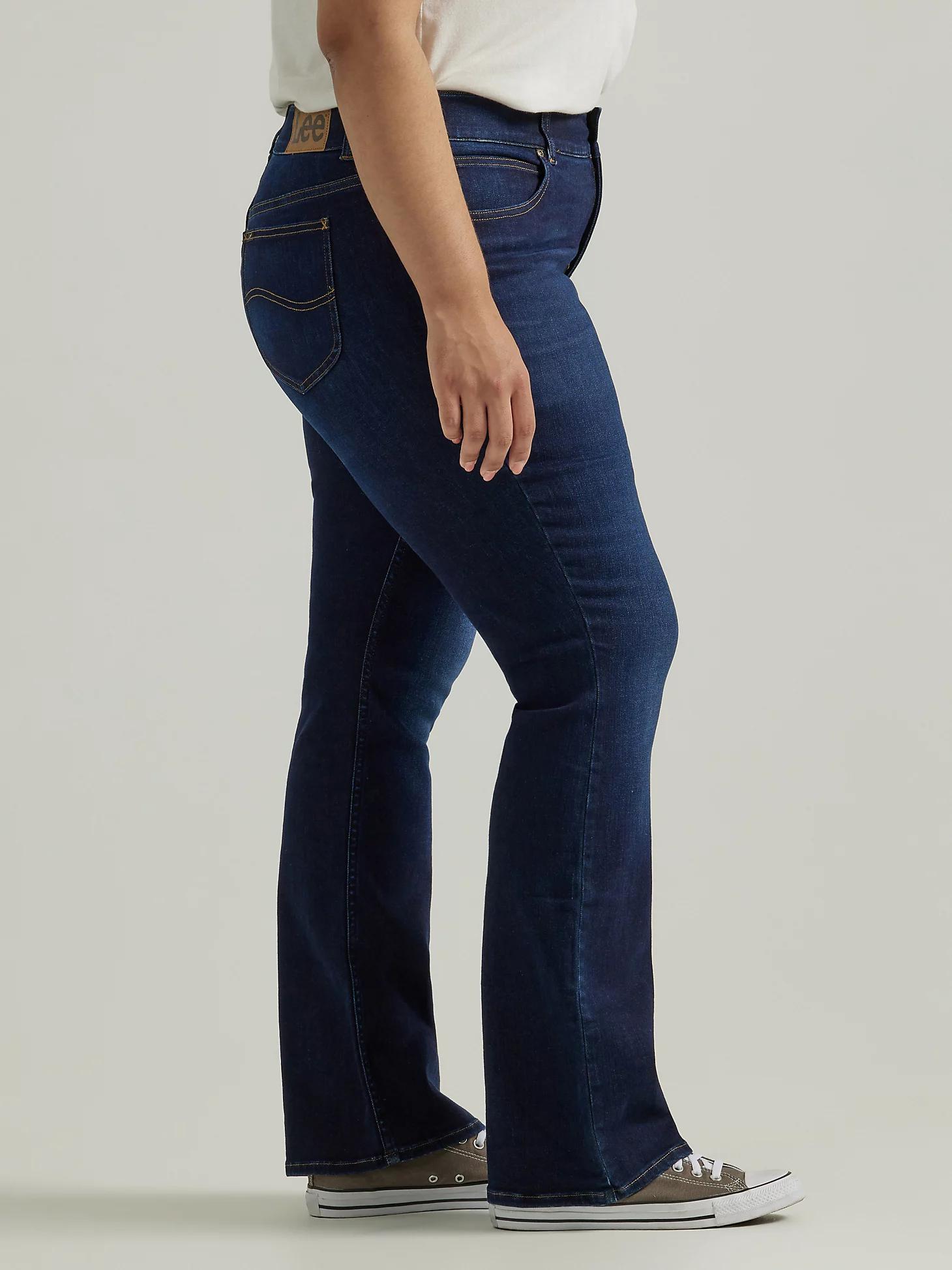 Women's Ultra Lux Comfort with Flex Motion Bootcut Jean (Plus) | Women's Jeans | Lee® Product Image