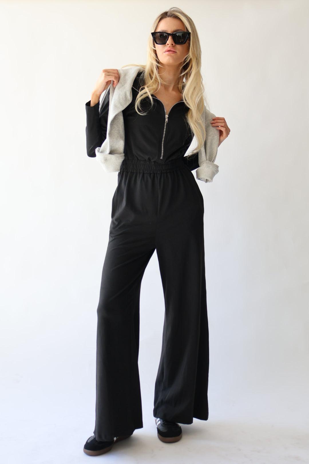Claire Zipper Jumpsuit Product Image