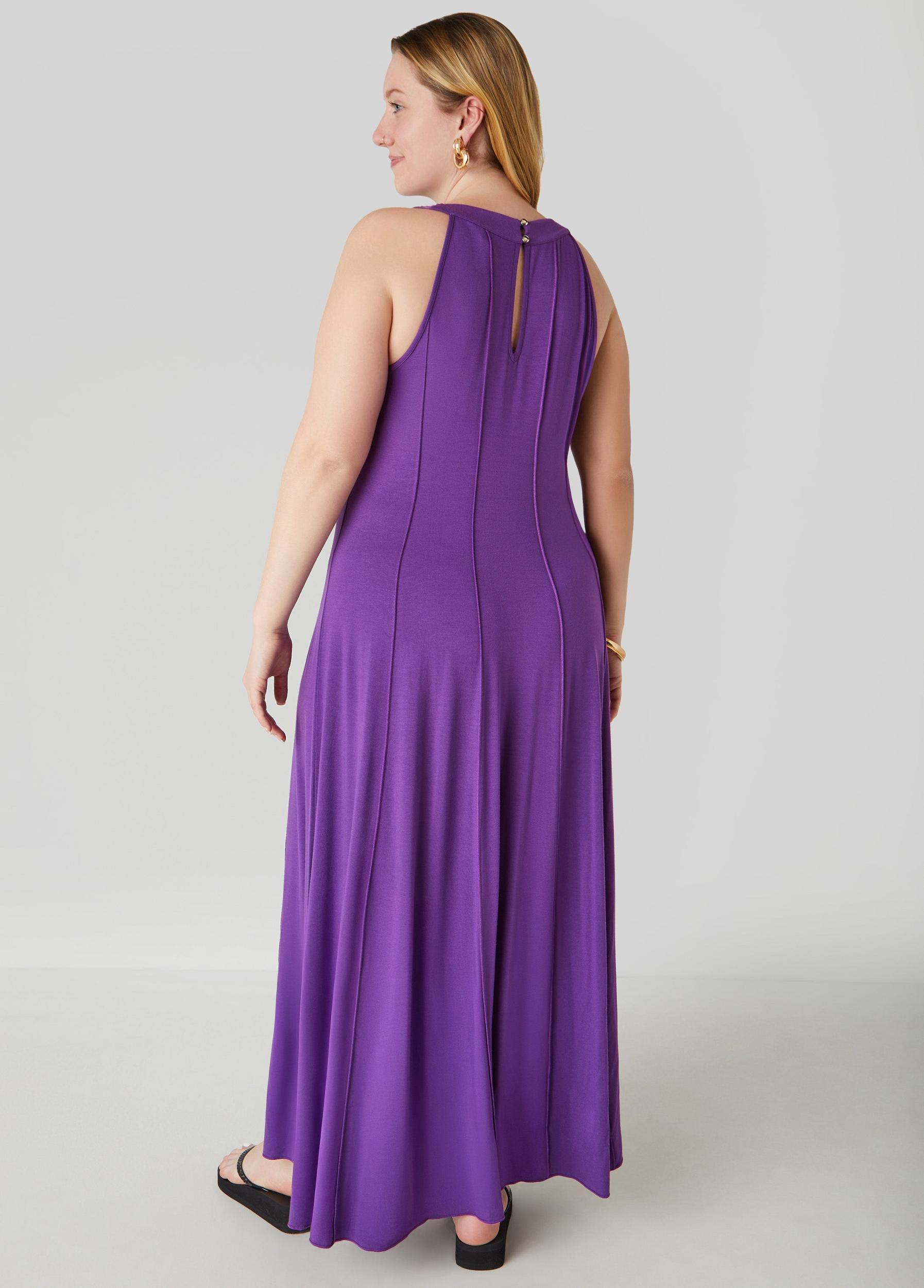 Seamed A Line Maxi Dress Product Image