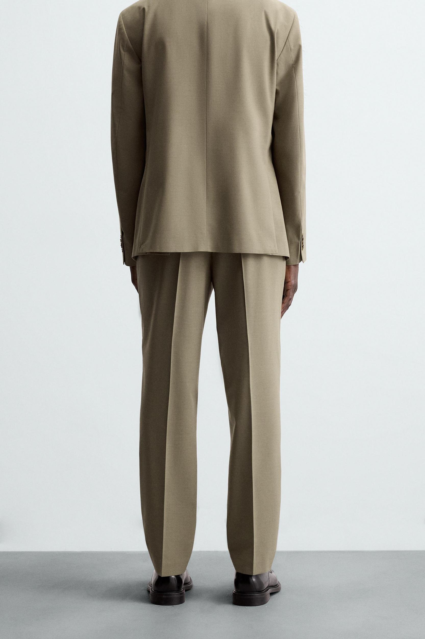 TEXTURED SUIT PANTS Product Image