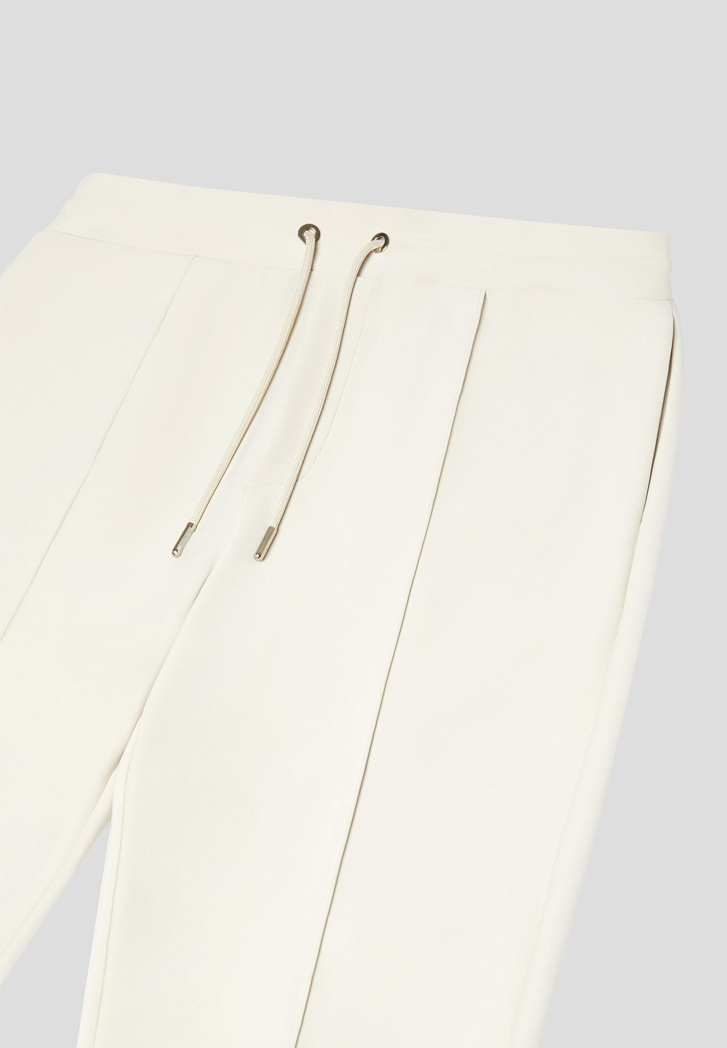 Neoprene Tapered Fit Pintuck Joggers  - Stone Male Product Image