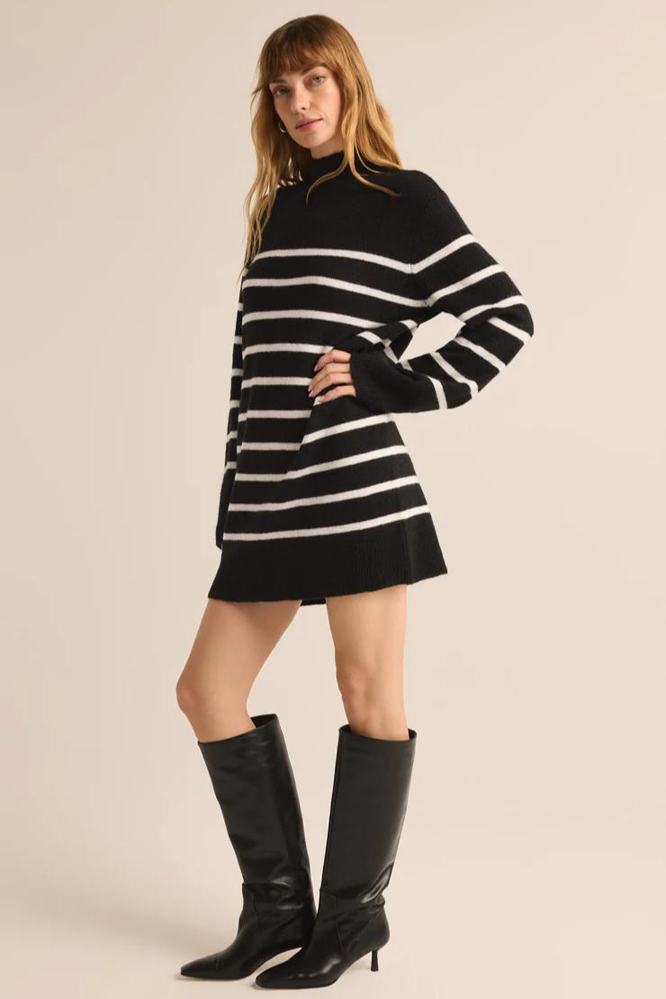 Fin Stripe Sweater Dress Product Image