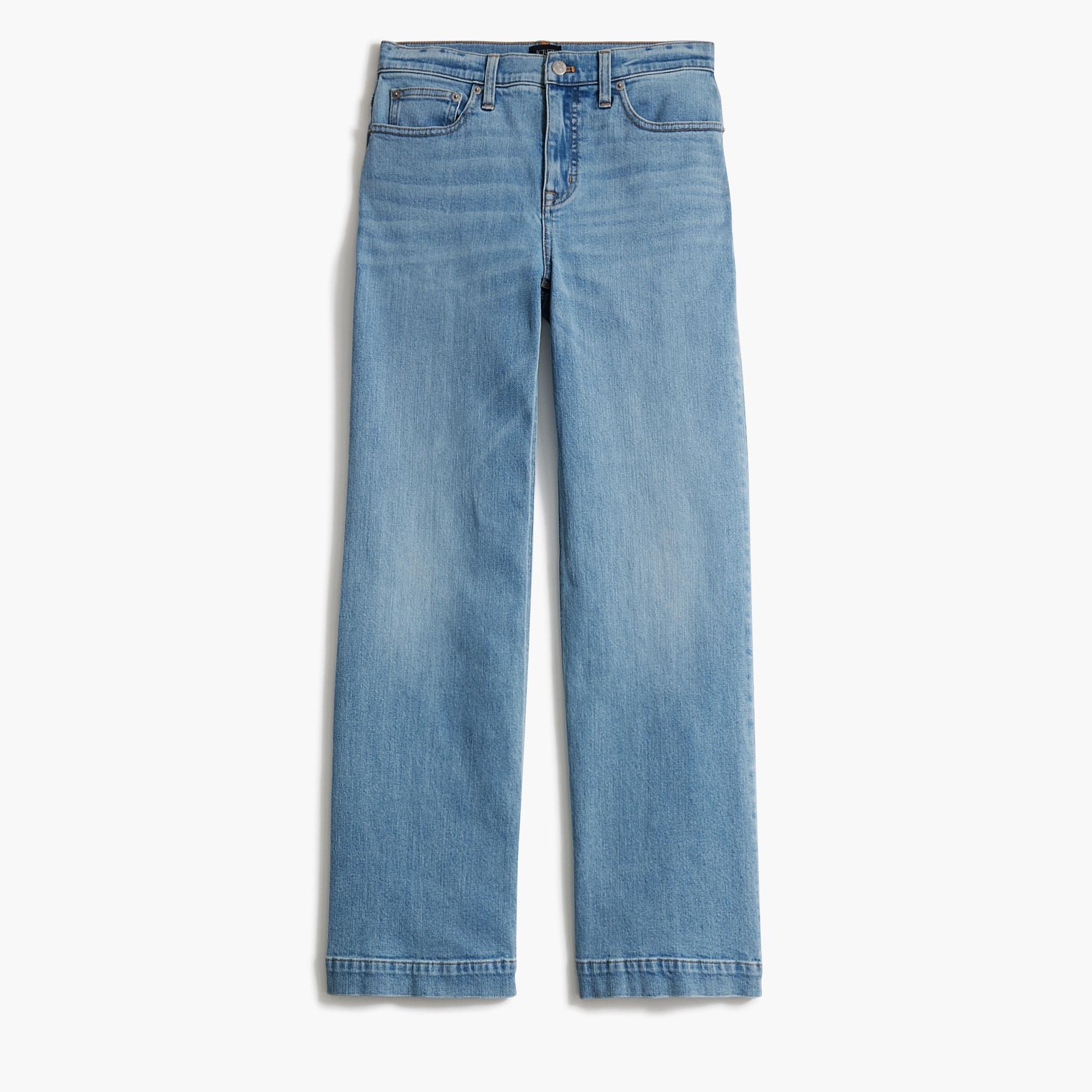 Classic wide-leg jean in all-day stretch Product Image