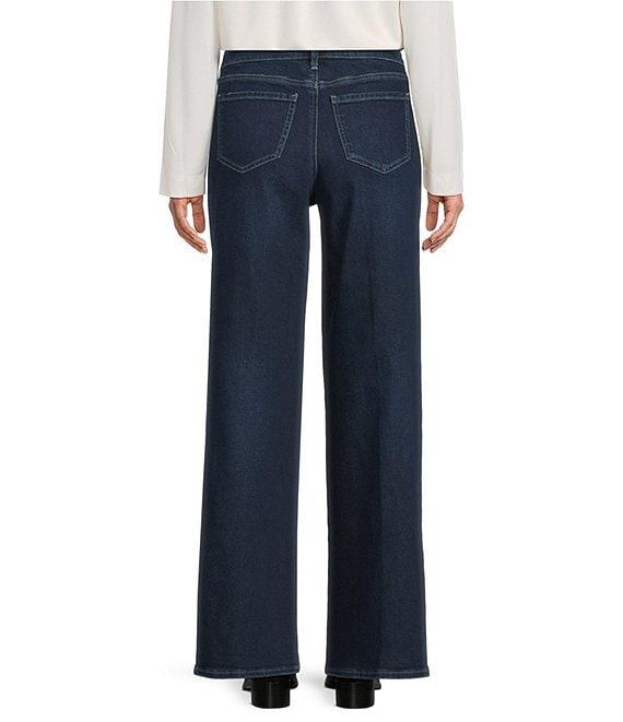 NYDJ Petite Size Teresa Lift Tuck® Technology Wide Leg Denim Jeans Product Image