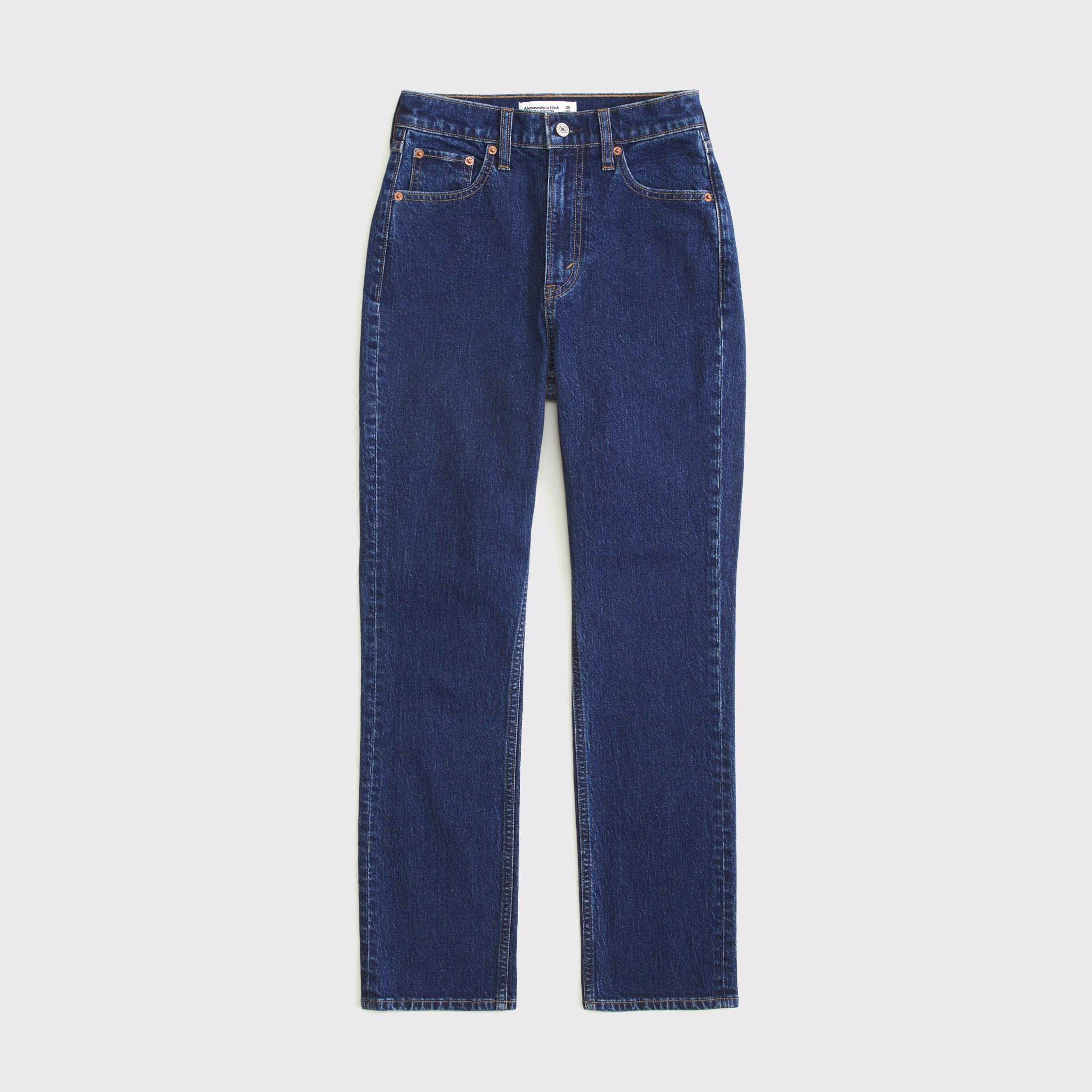 Ultra High Rise Ankle Straight Jean Product Image