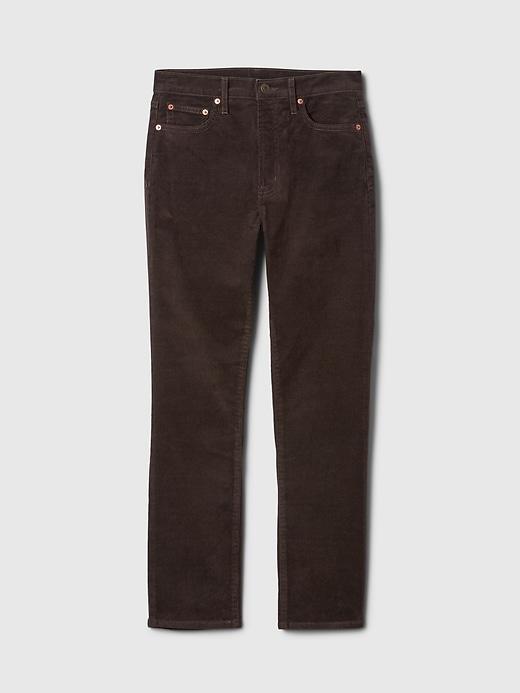 High Rise Corduroy Vintage Slim Pants Product Image
