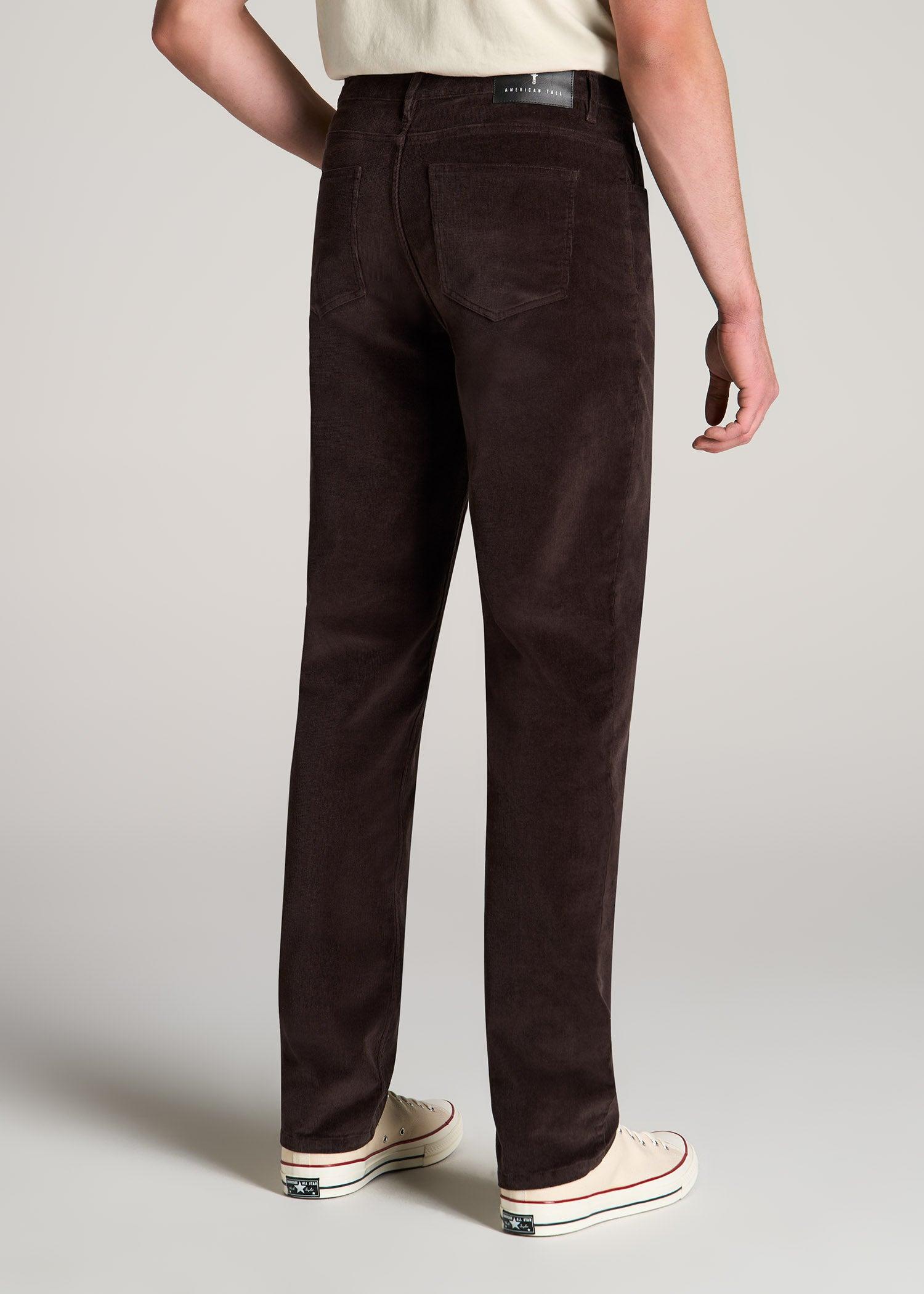 STRAIGHT-LEG Stretch Corduroy Pants for Tall Men in Evening Blue Male Product Image