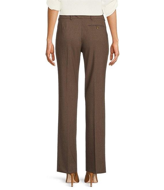 Calvin Klein Mid Rise Modern Fit Straight Leg Pants Product Image