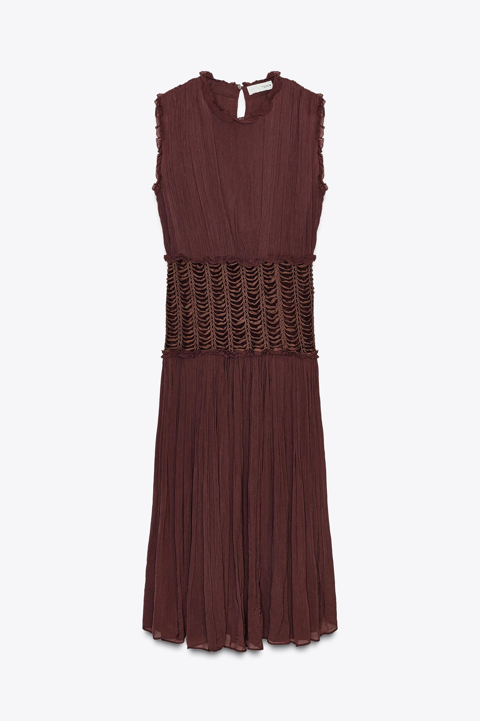 ZW COLLECTION EMBROIDERED WAIST DRESS Product Image