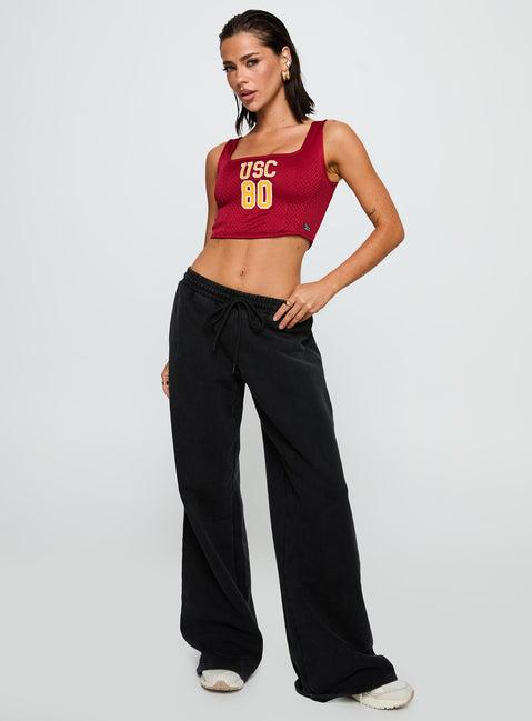 USC Jersey Corset Top Cardinal Product Image