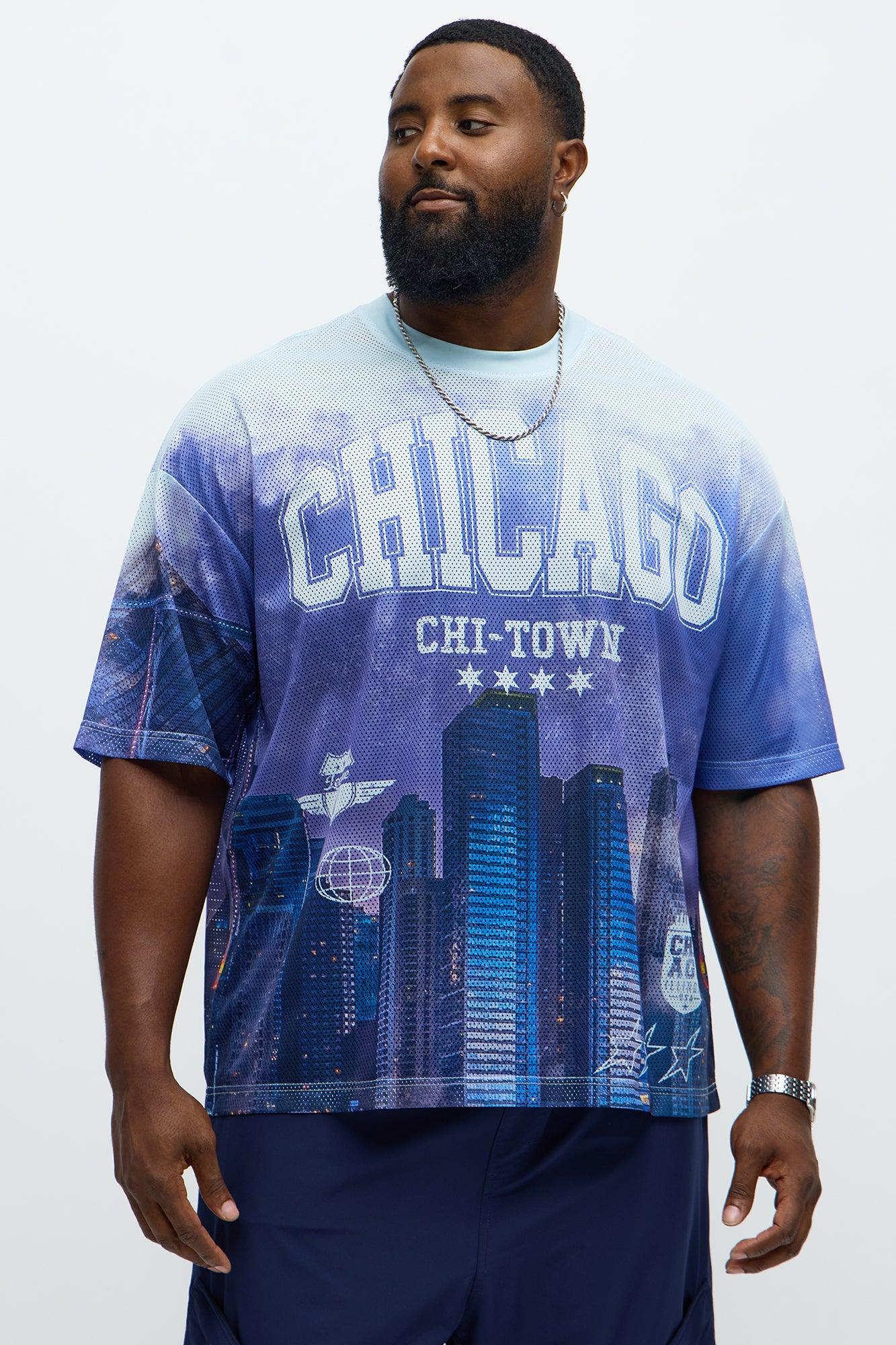 Regular Fit Chicago Tshirt - Blue/combo Male Product Image