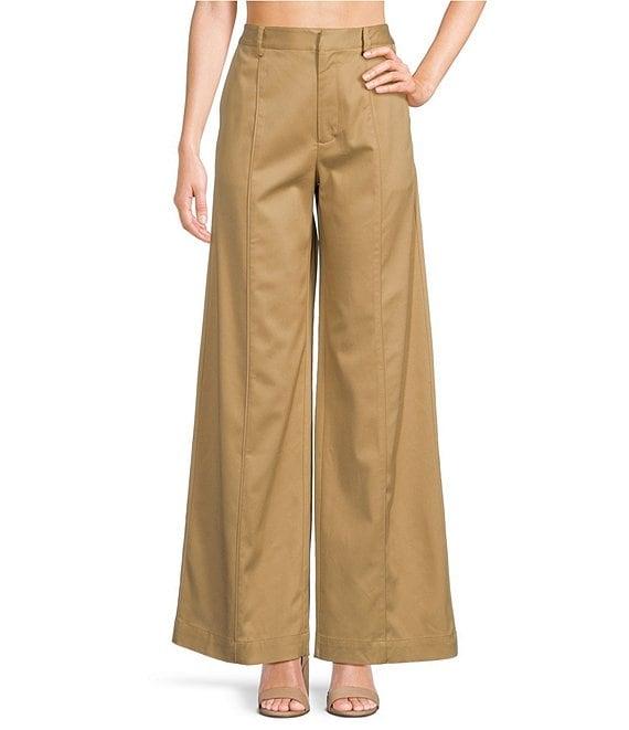 Guess Ambre Twill Coordinating Wide Leg Pants Product Image