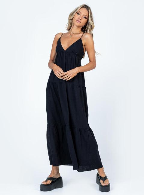 Chelsea Maxi Dress Black Product Image