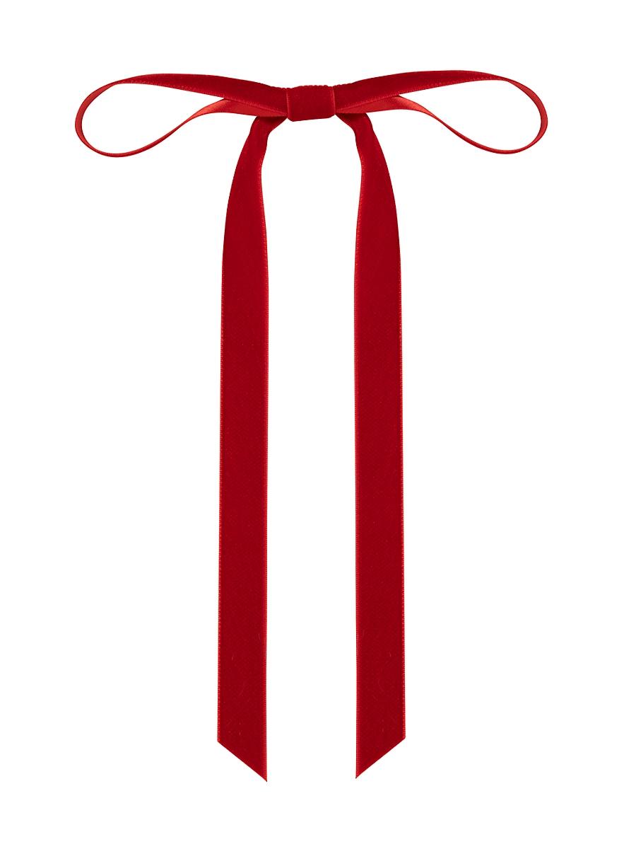 Womens Aida Velvet Bow Barrette Product Image