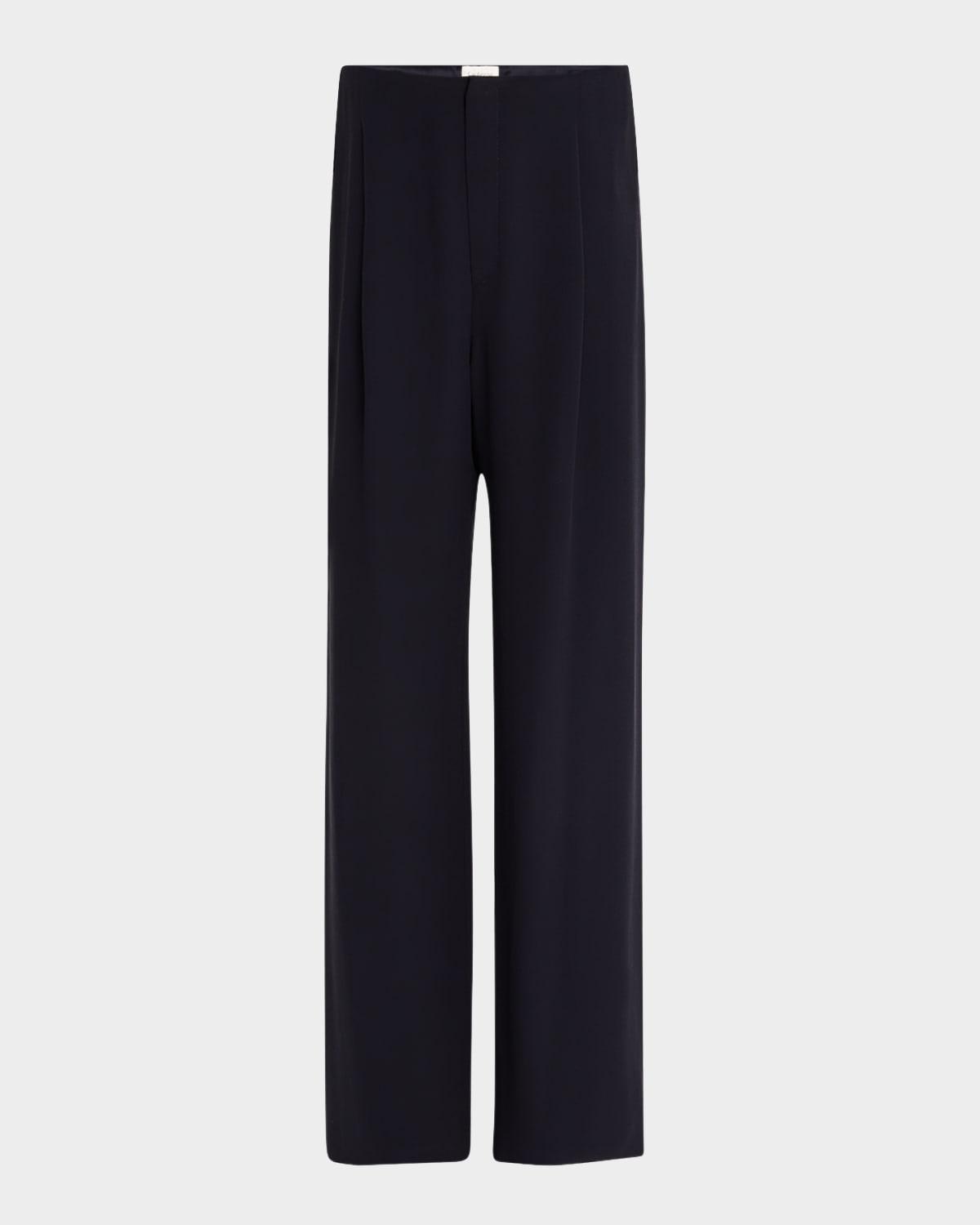 Mens Fluid Silk Trousers Product Image