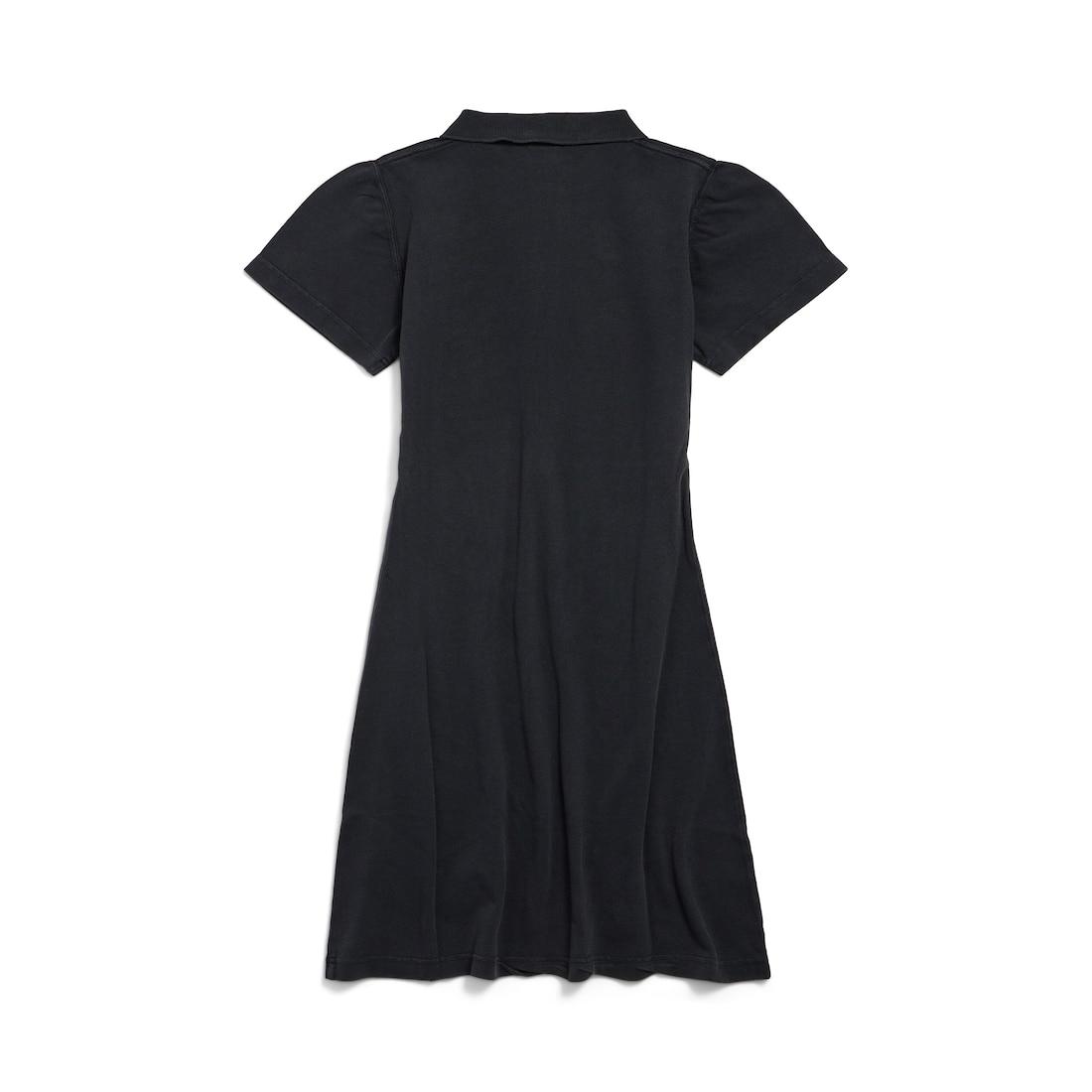 Women's Polo Mini Dress in Black Product Image