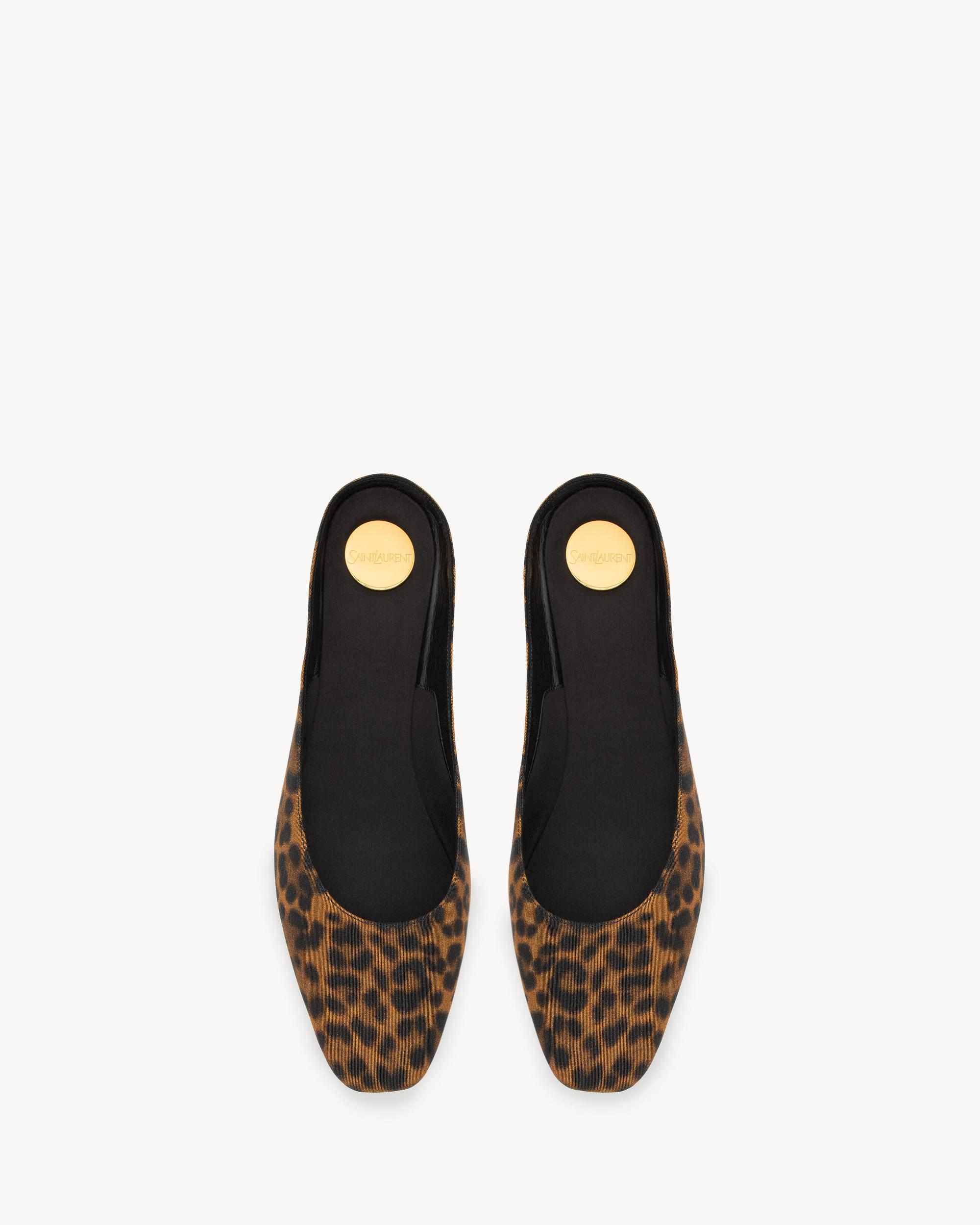 LIDO slip-ons in leopard grosgrain Product Image