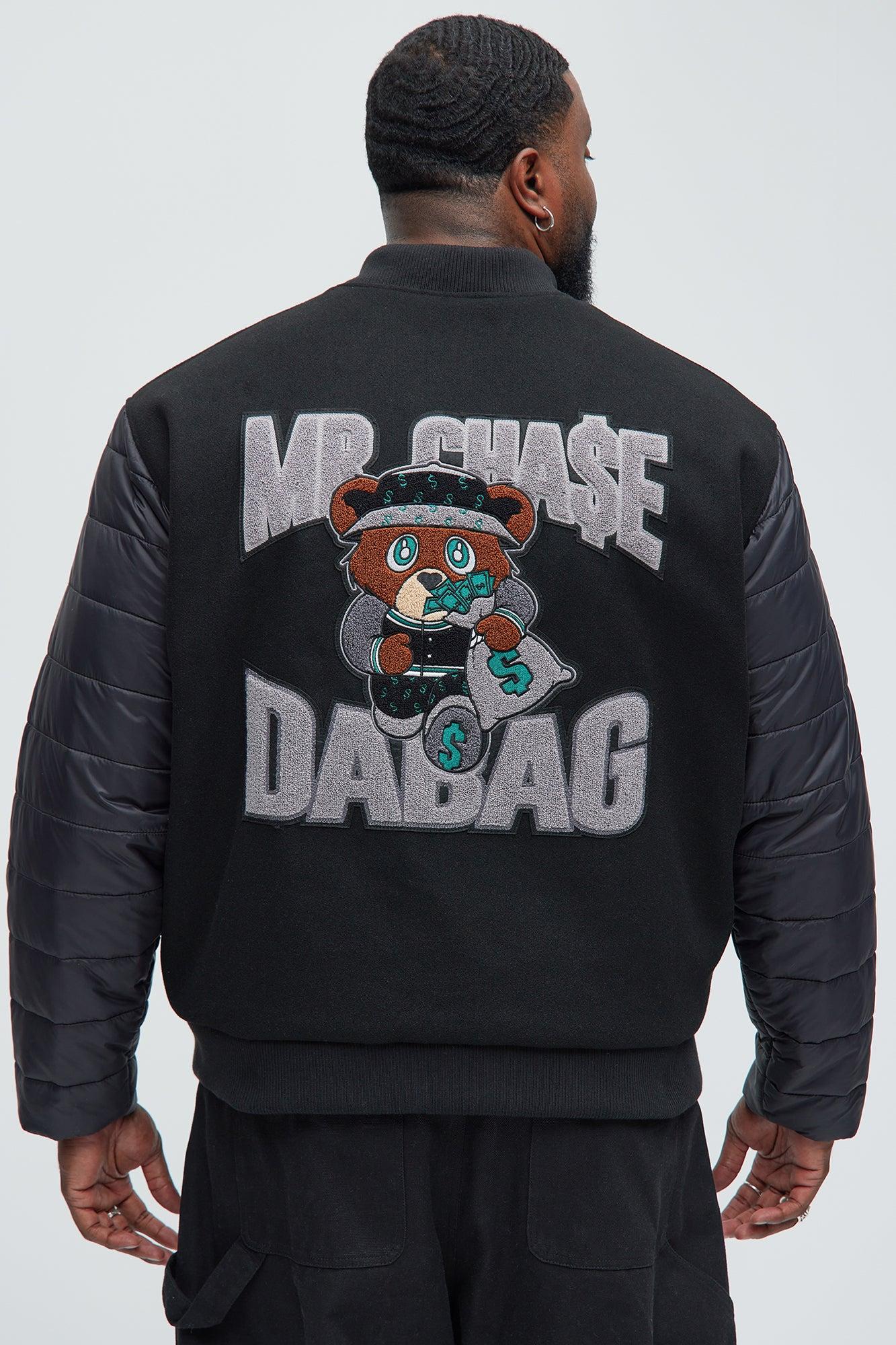 Chase A Bag Varsity Jacket - Black Product Image
