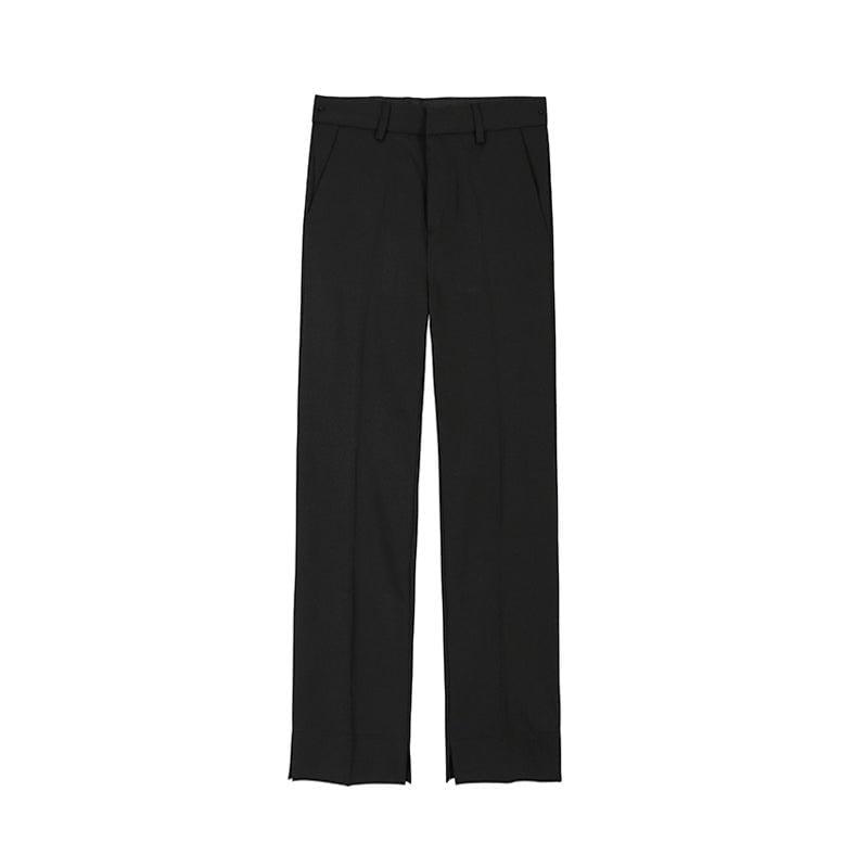 RT No. 1093 SPLIT WIDE STRAIGHT PANTS Product Image
