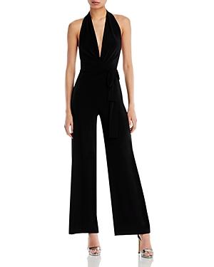 Halter Wrap Straight Leg Jumpsuit Norma Kamali Product Image