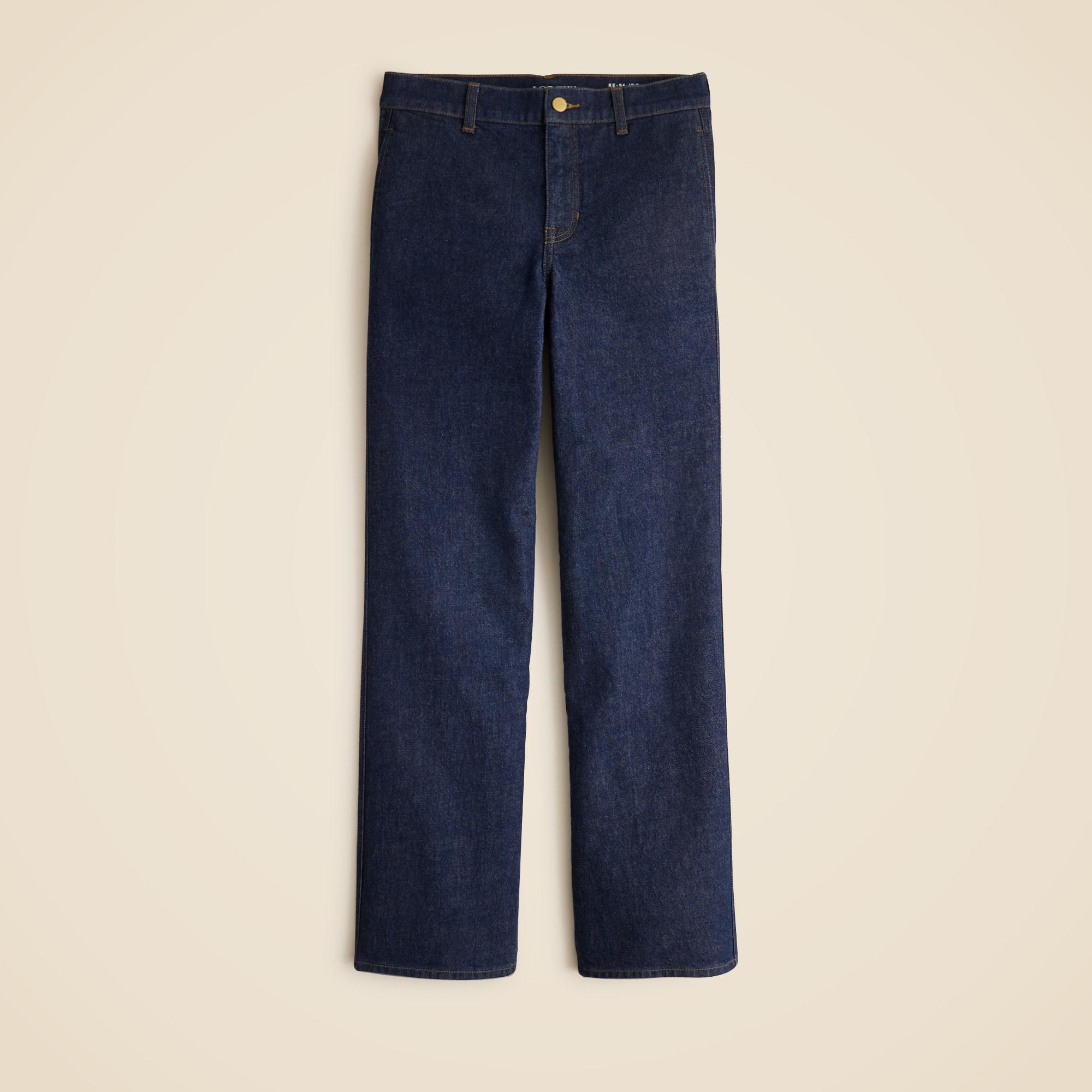 Full-length slim-wide trouser jean Product Image