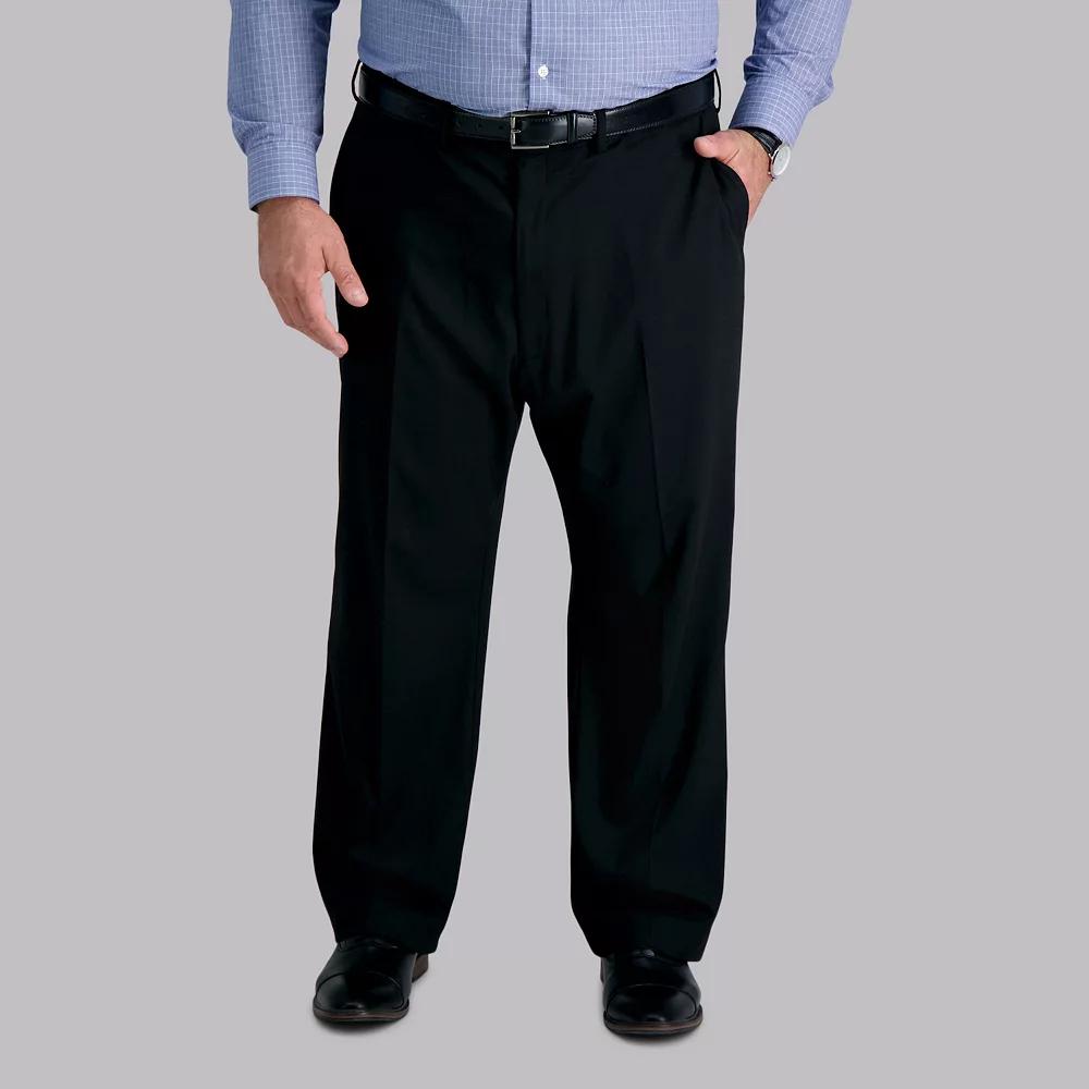 Big & Tall J.M. Haggar Premium Classic-Fit Sharkskin Stretch Flat-Front Suit Pants, Men's,  Product Image