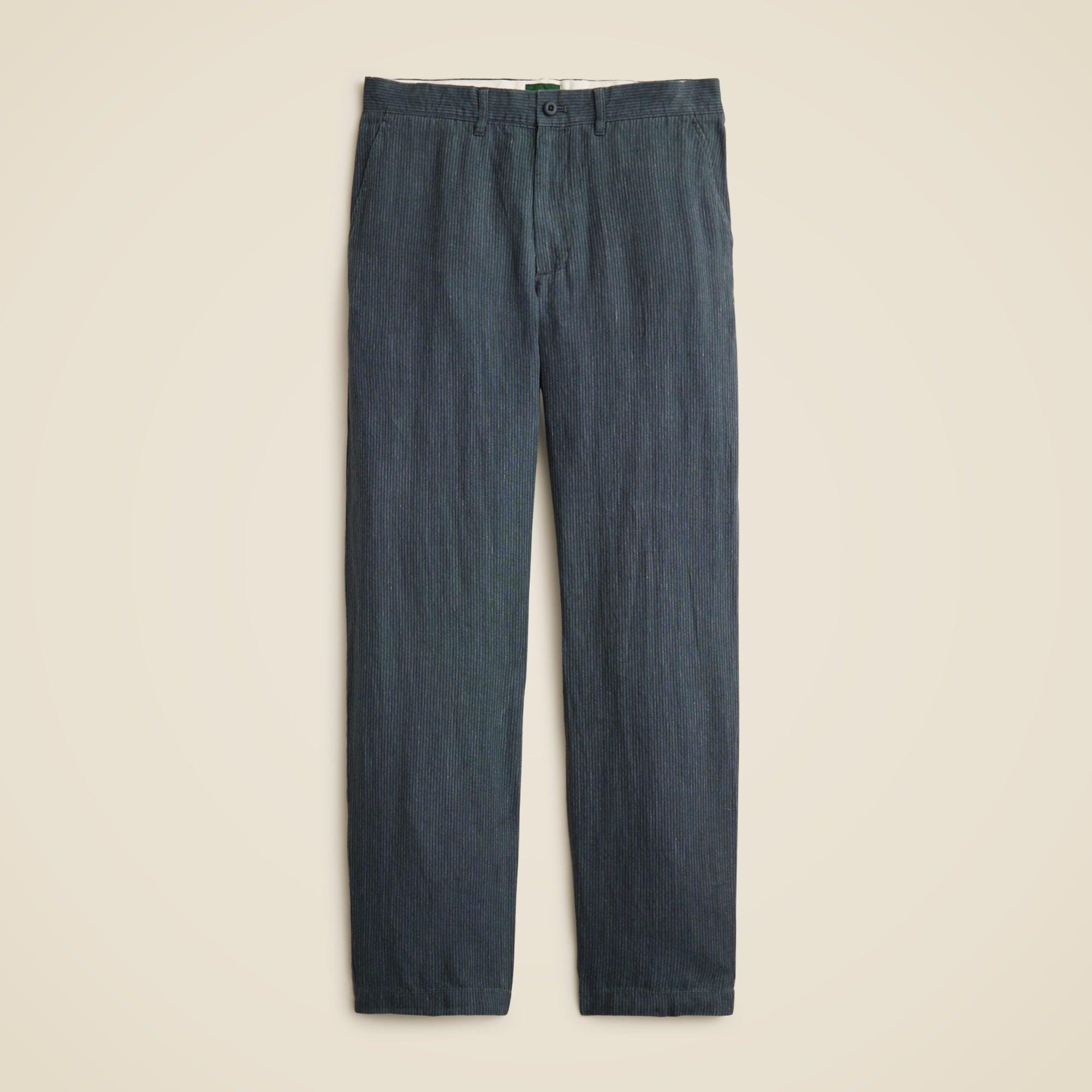 Classic-fit linen trouser Product Image