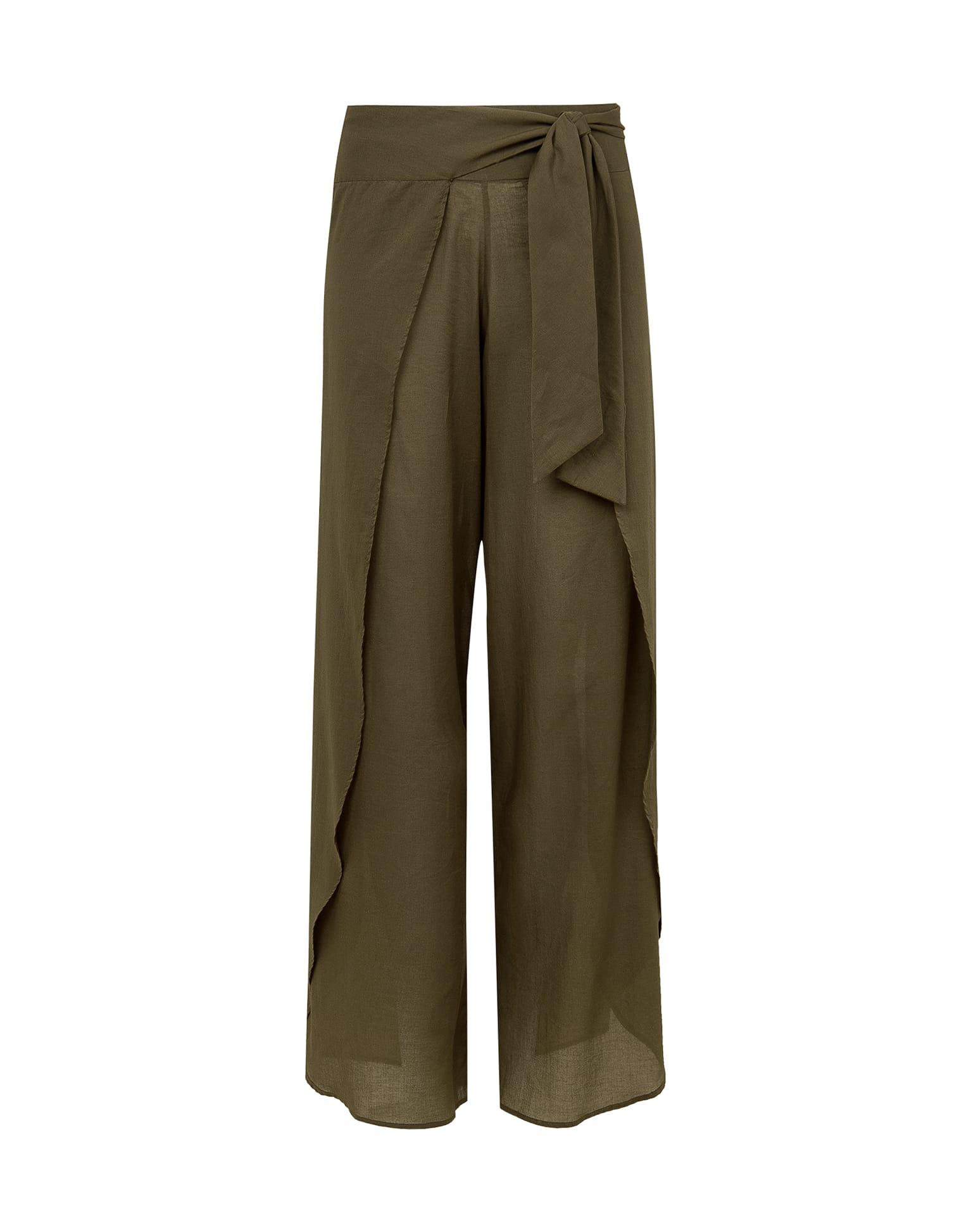 Bia Pareo Pants - Evergreen Product Image