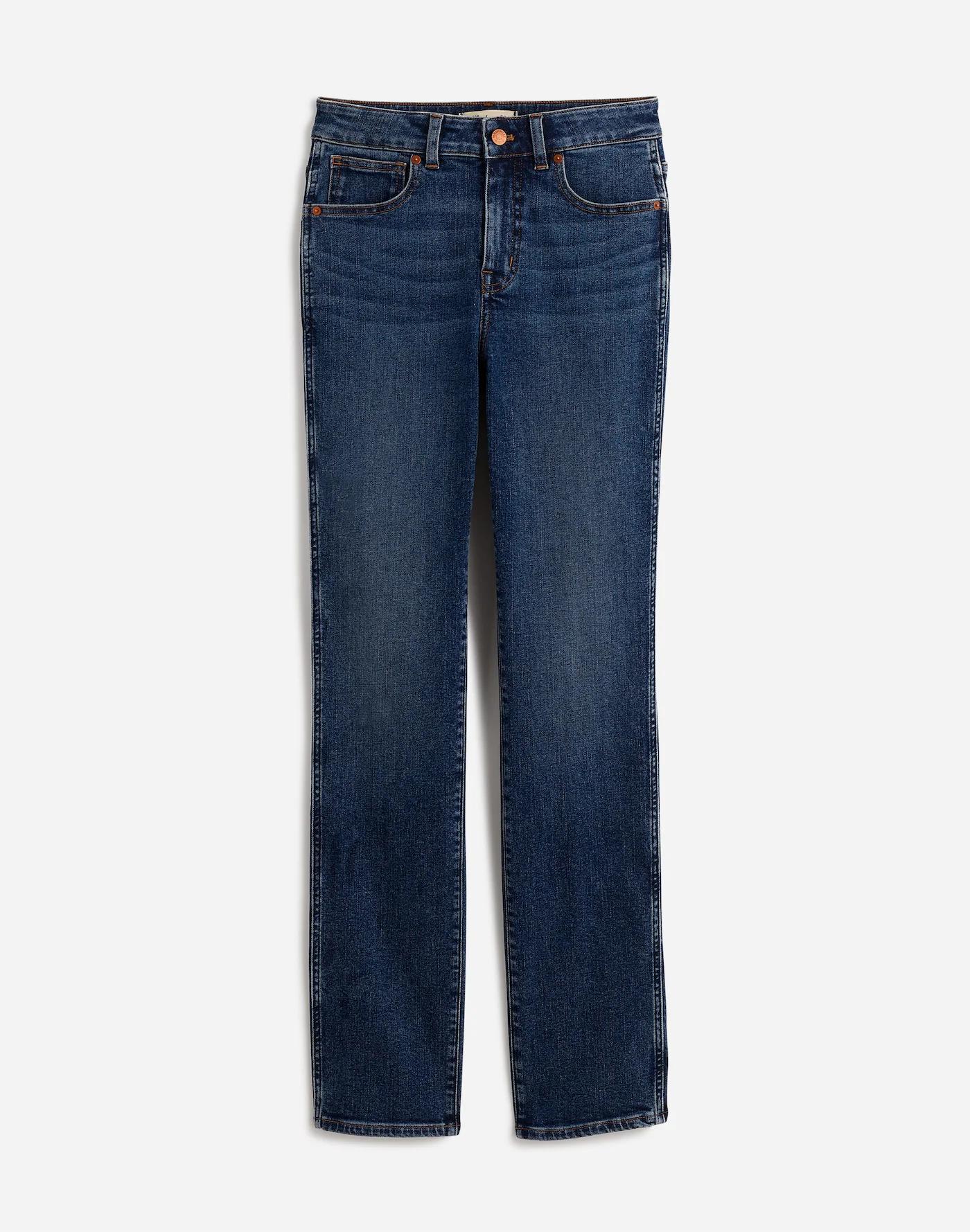 Tall Curvy Mid-Rise Stovepipe Jeans in Deming Wash Product Image