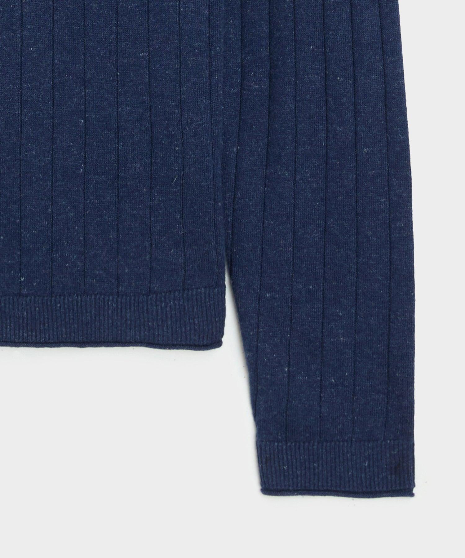 Lightweight Linen-Cotton Crewneck Sweater Product Image
