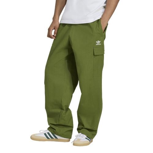 adidas Mens adidas Originals Trefoil Essentials Woven Pants - Mens Tech Olive Product Image