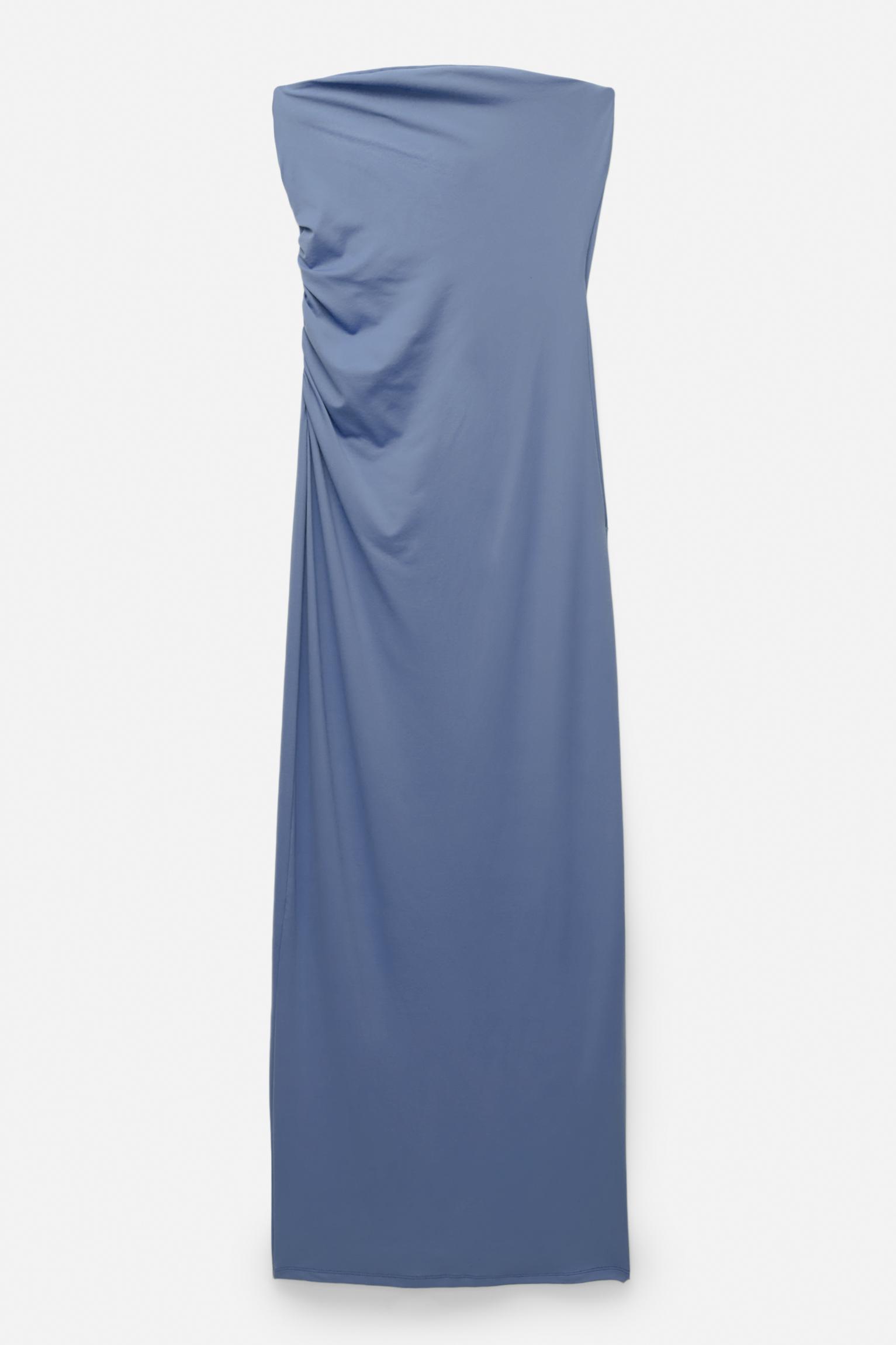 Strapless polyamide dress Product Image