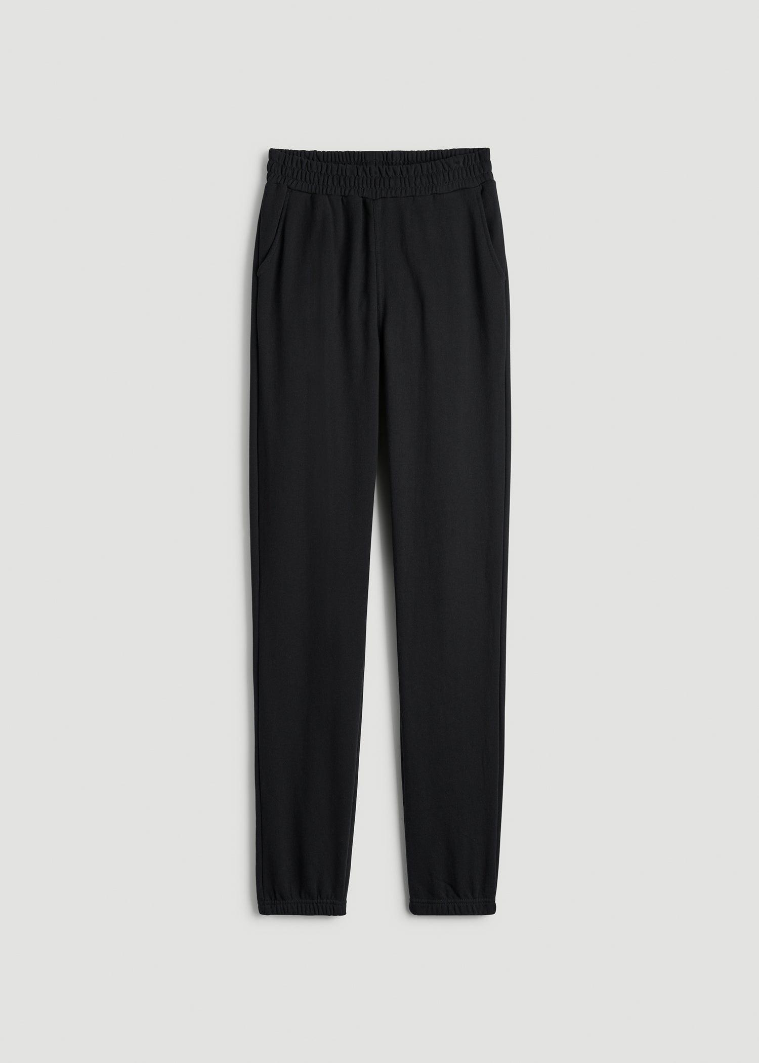 Wearever French Terry Sweatpants for Tall Men in Black Male Product Image