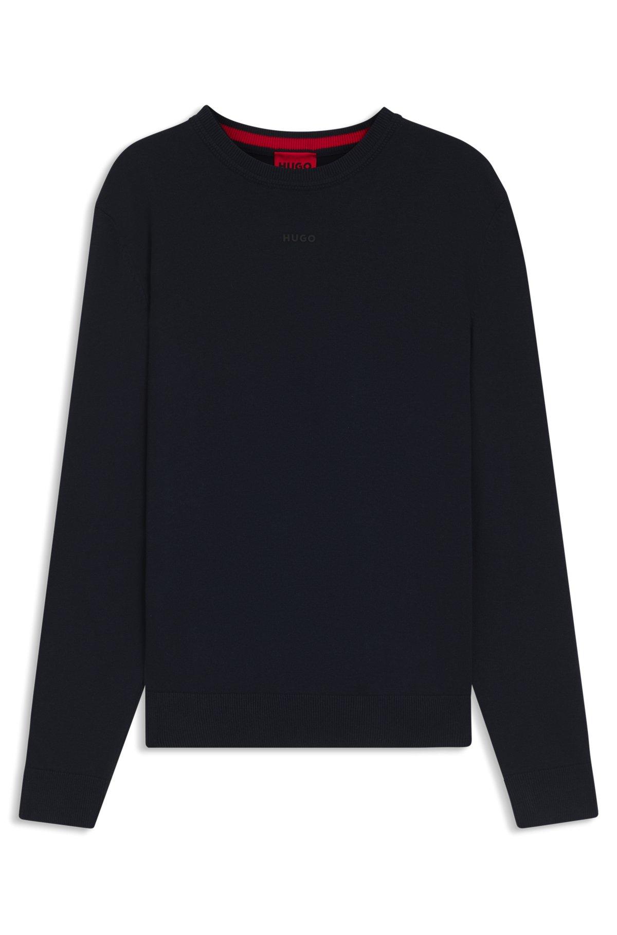 Logo-detail sweater in cotton Product Image