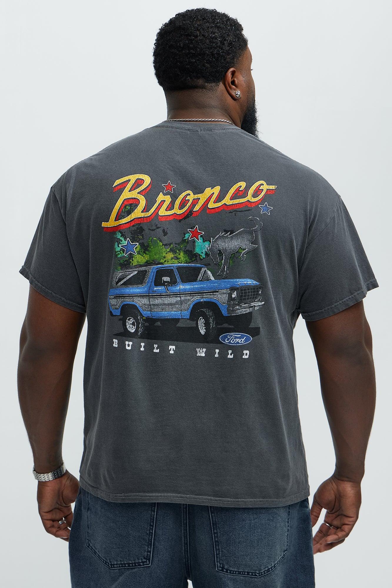 Ford Bronco Built Wild Short Sleeve Tee - Black Male Product Image