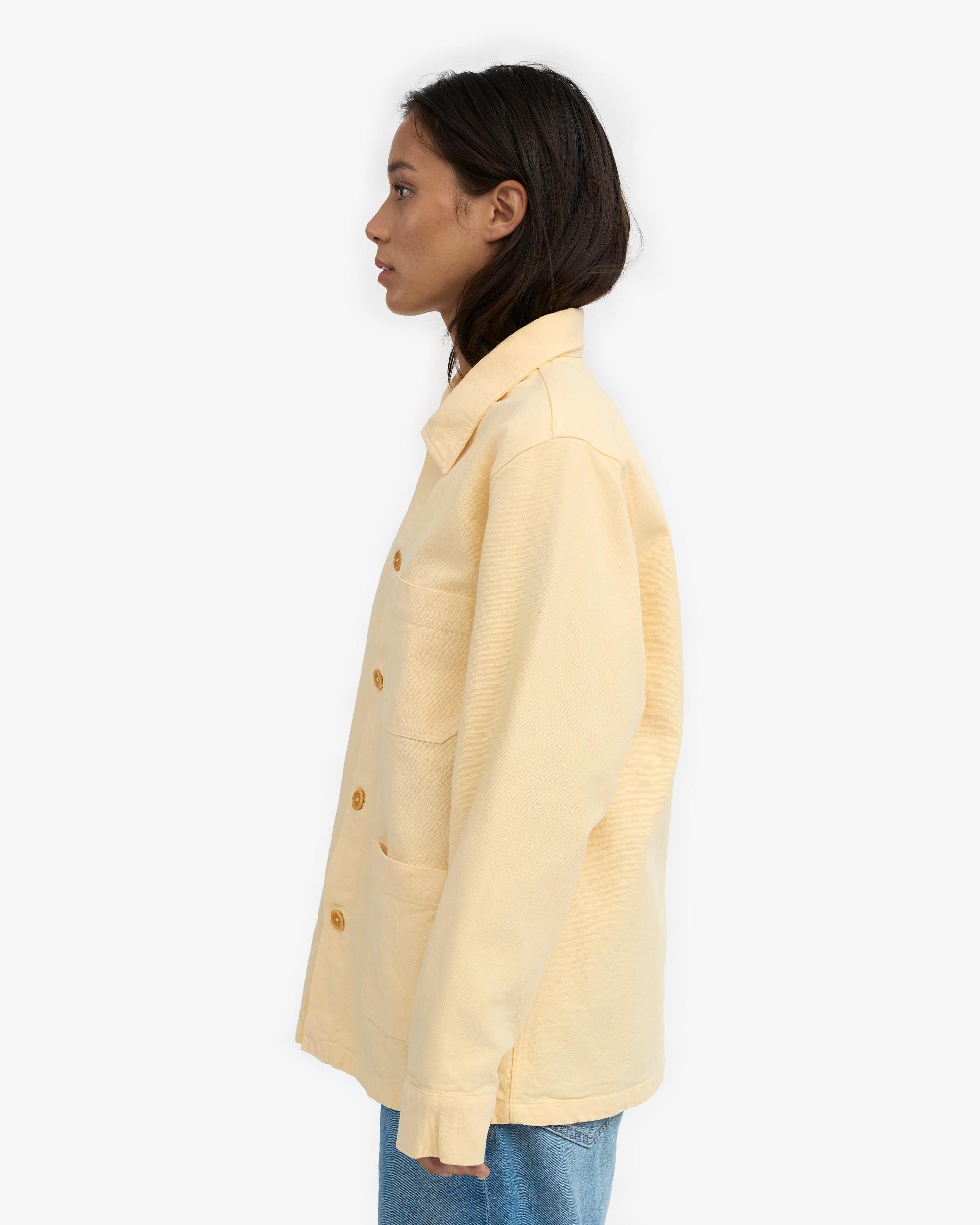 Organic Workwear Jacket - Soft Yellow Product Image