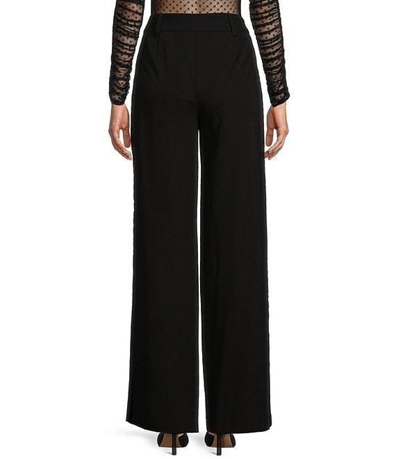 C&V Chelsea & Violet Trouser Coordinating Velvet Wide Leg Pants Product Image