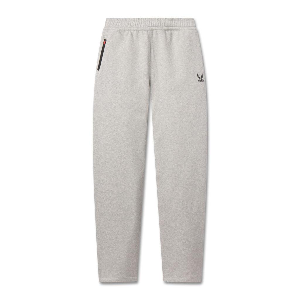 W034. Sorona® Terry Straight Leg Sweats - Heather Grey Product Image