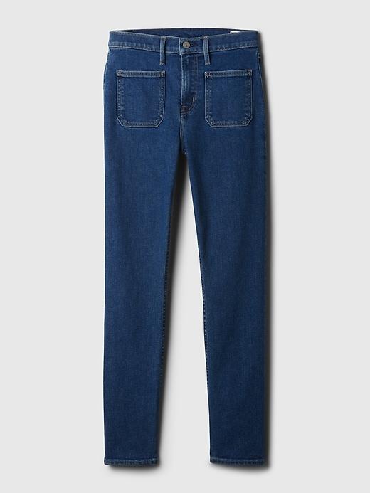 Mid Rise Vintage Slim Jeans Product Image