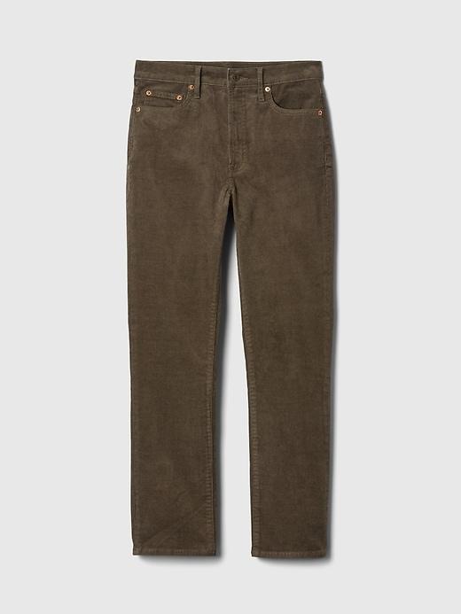 High Rise Corduroy Vintage Slim Pants Product Image