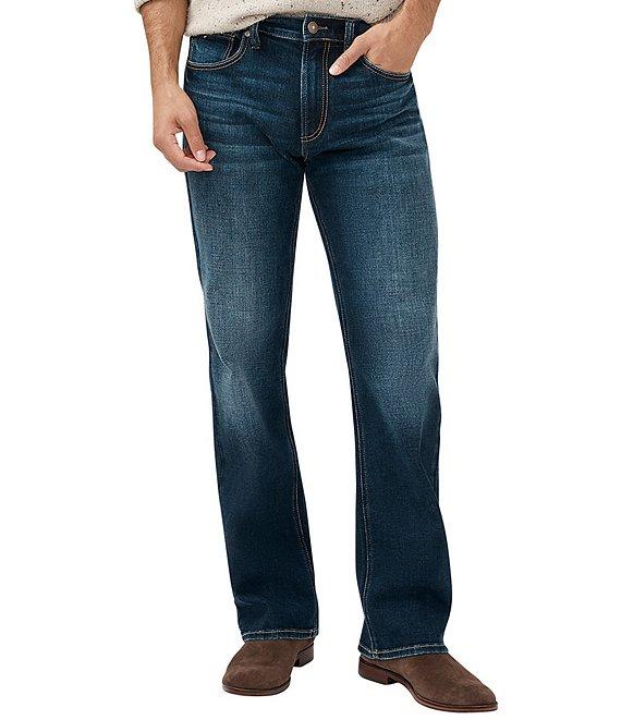Silver Jeans Co. Zac Relaxed Fit Straight Leg Mid Flex Jeans Product Image