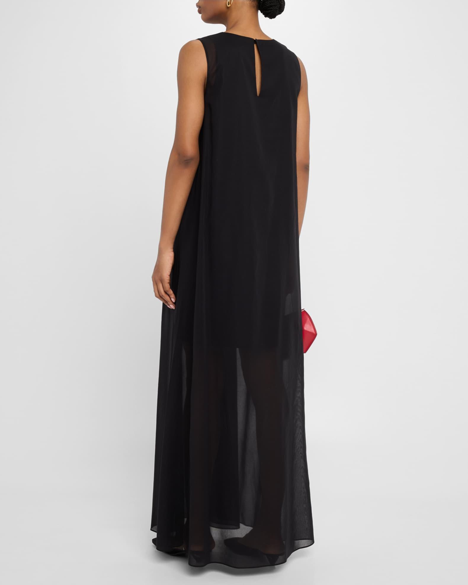 Sleeveless Layered Side-Slit Maxi Dress Product Image