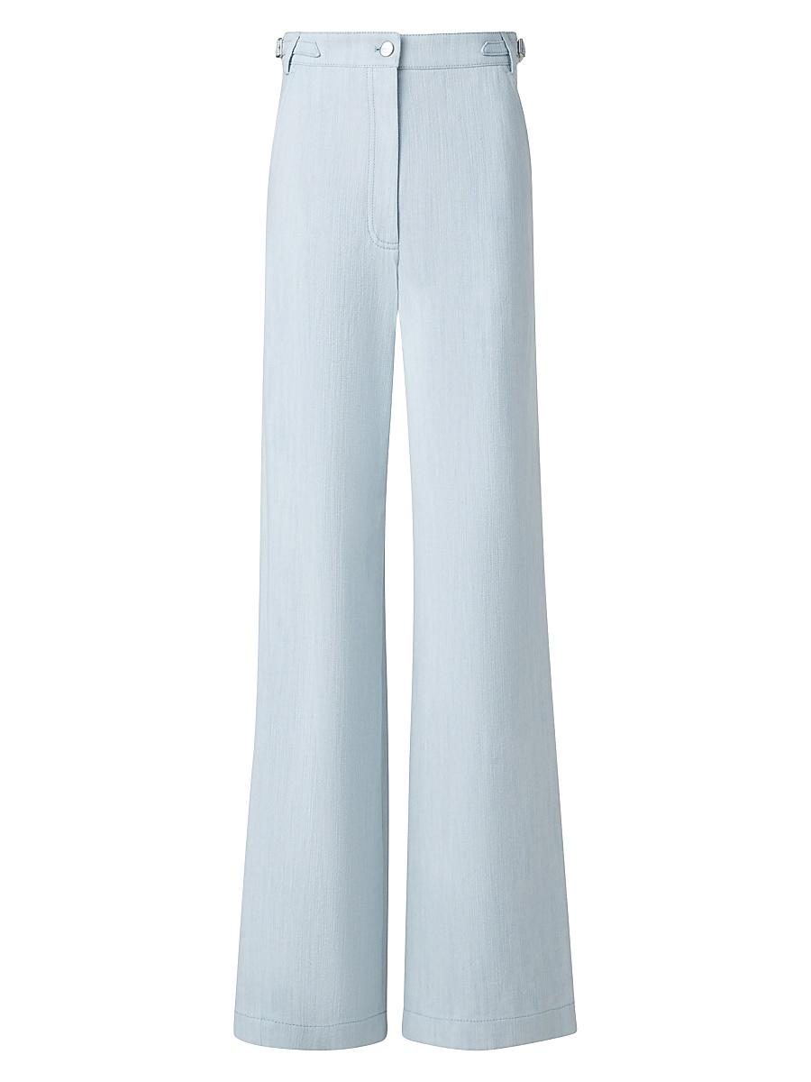 Womens Finnian High-Rise Wide-Leg Jeans Product Image