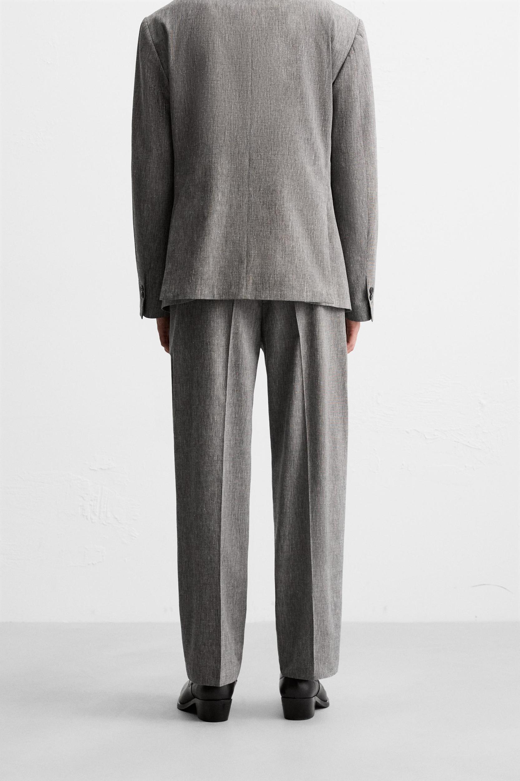 LIMITED EDITION TEXTURED SUIT PANTS Product Image