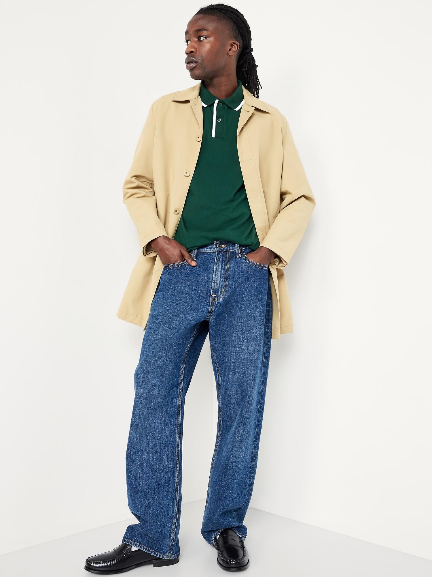 Mens Basic Custom Slim-Fit Mesh Polo Shirt Product Image