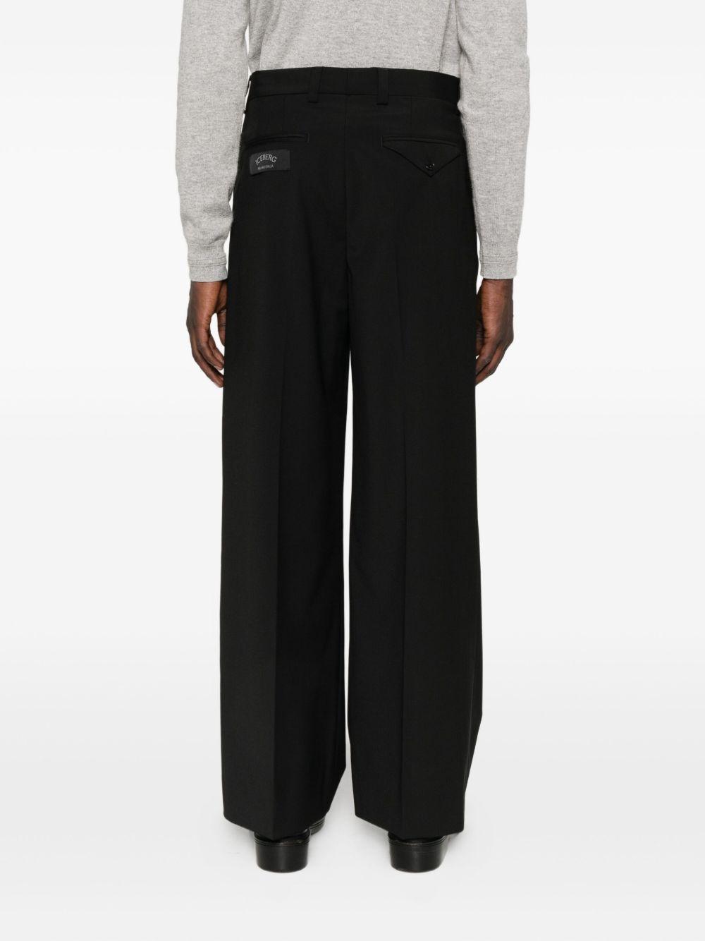 pleated wide-leg trousers Product Image