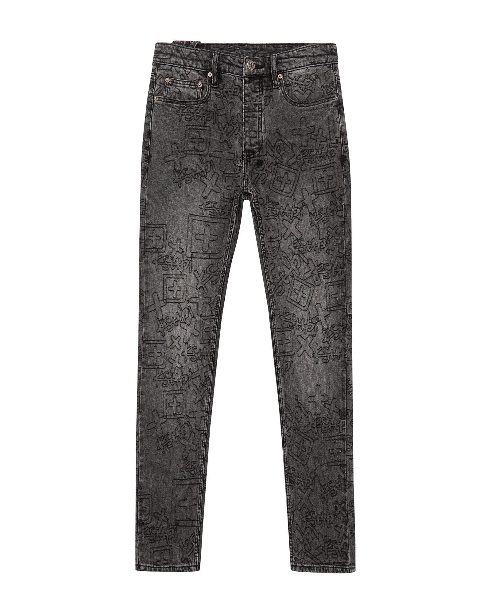 CHITCH STENCIL STITCH WORN GREY Male Product Image