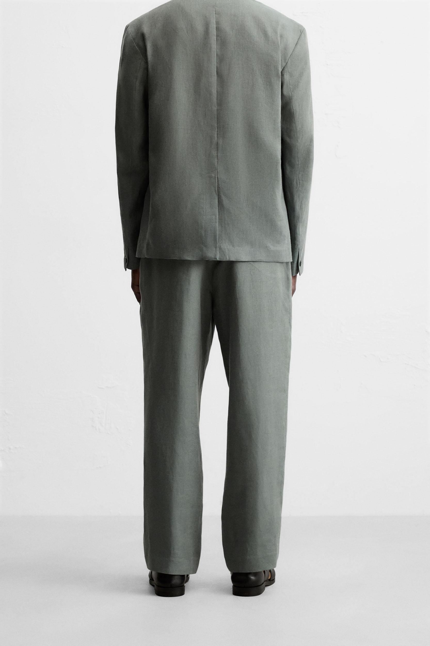 100% LINEN SUIT PANTS Product Image